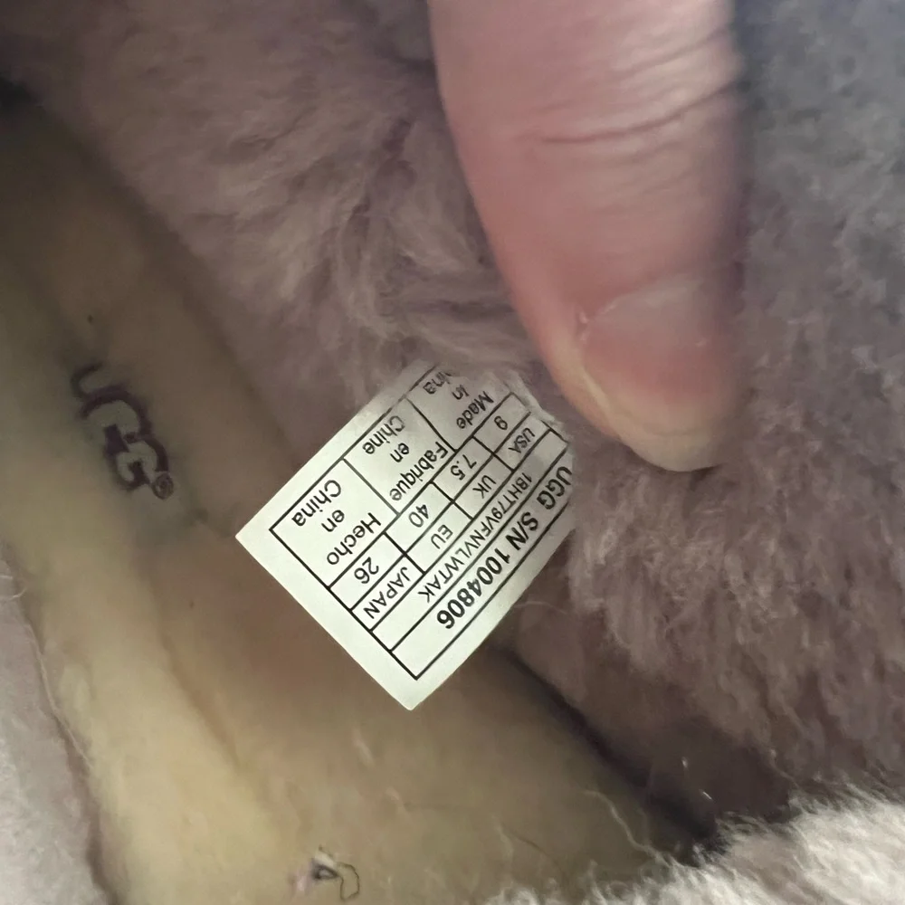 UGG Plush-Lined Women's Suede Moccasin Slippers - Rose Pink/red - Picture 3 of 5